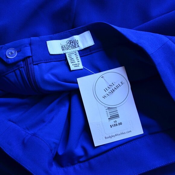 Belle Badgley Mischka Faux Wrap Long Skirt Size US 10 NWT - Picture 8 of 11